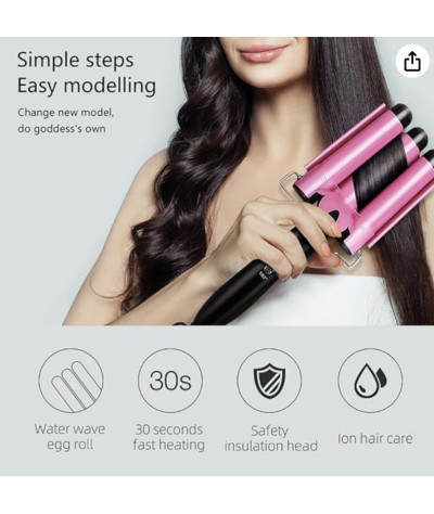 Lokówka do włosów, 3-bębnowa