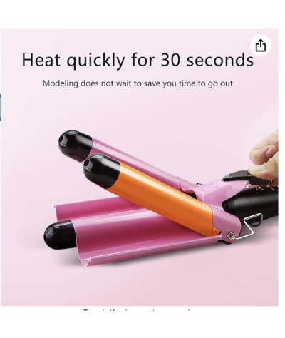 Lokówka do włosów, 3-bębnowa