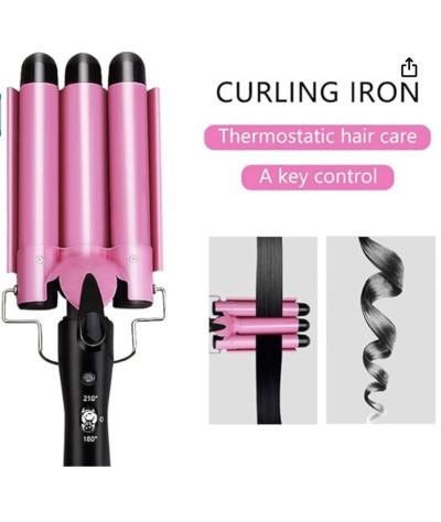 Lokówka do włosów, 3-bębnowa