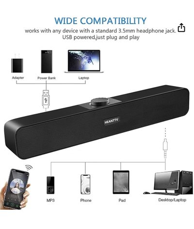 Soundbar głośnik komputerowy HEANTTV