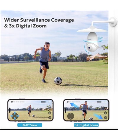 Kamera bezpieczeństwa w żarówce 4MP na zewnątrz/wewnątrz OWLTRON