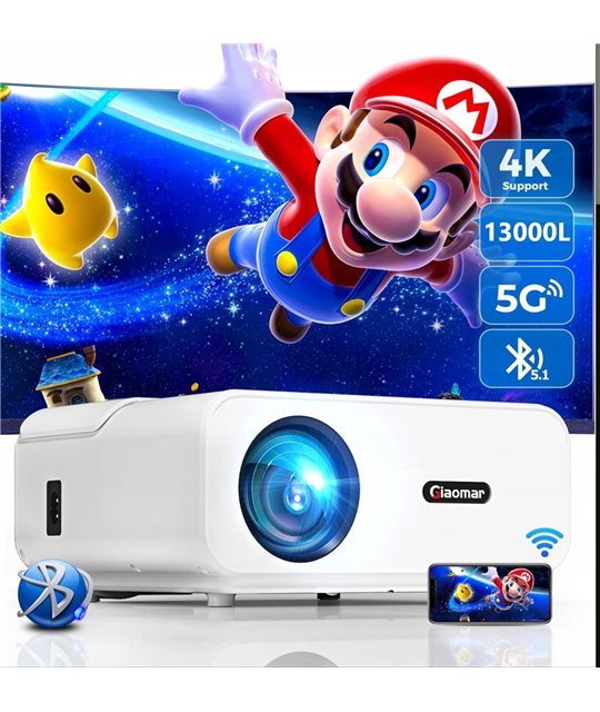 Projektor Giaomar C12 4K Full HD WiFi Bluetooth