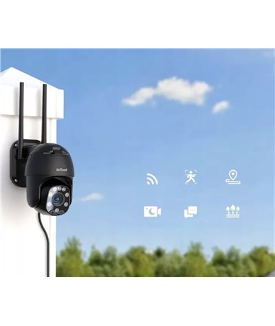 Zewnętrzna Kamera Obrotowa Wifi 1080P Czarne +32Gb