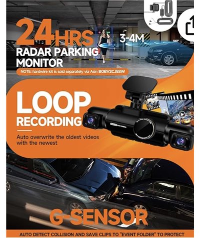 Kamera samochodowa HUPEJOS 360°