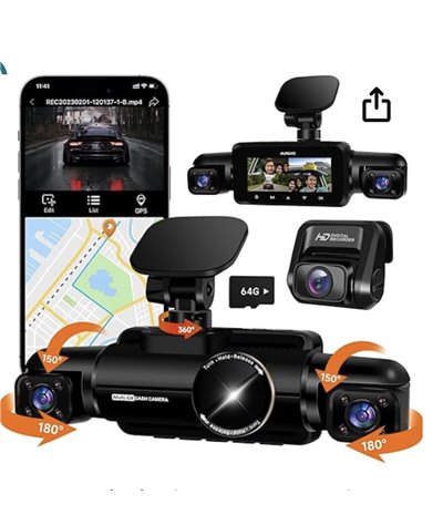 Kamera samochodowa HUPEJOS 360°