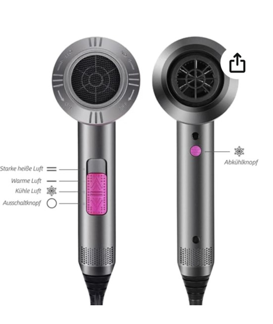 Suszarka do włosów, jonowa, silnik AC, szybkoschnąc,