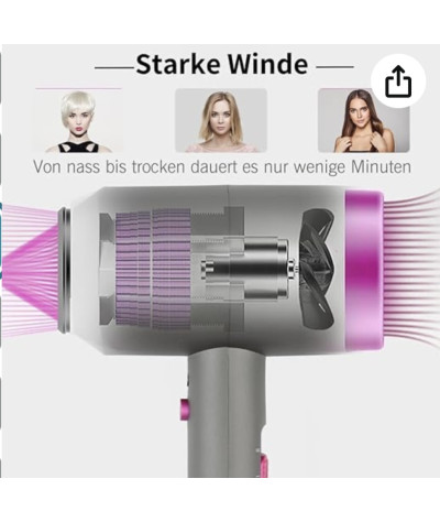 Suszarka do włosów, jonowa, silnik AC, szybkoschnąc,