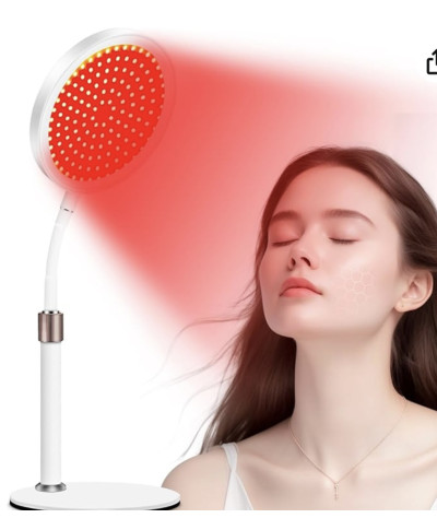 Lampa z czerwonym światłem z podstawą, lampa z czerwonym światłem i bliską podczerwienią z timerem